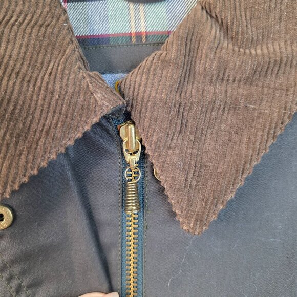 Mackintosh NE Medium Waxed Barn Jacket Corduroy Collar Fishermancore utility New - Picture 8 of 16